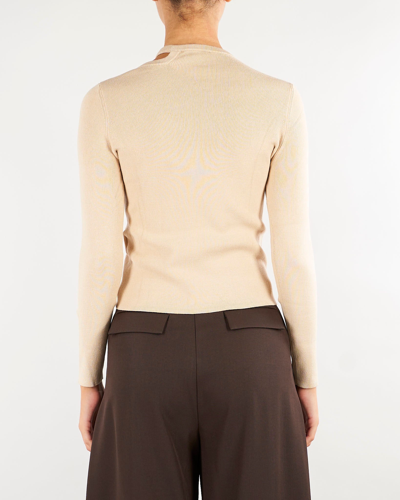 Maglia Meina Naturale con accessorio gold MEINA 1636 NENETTE 