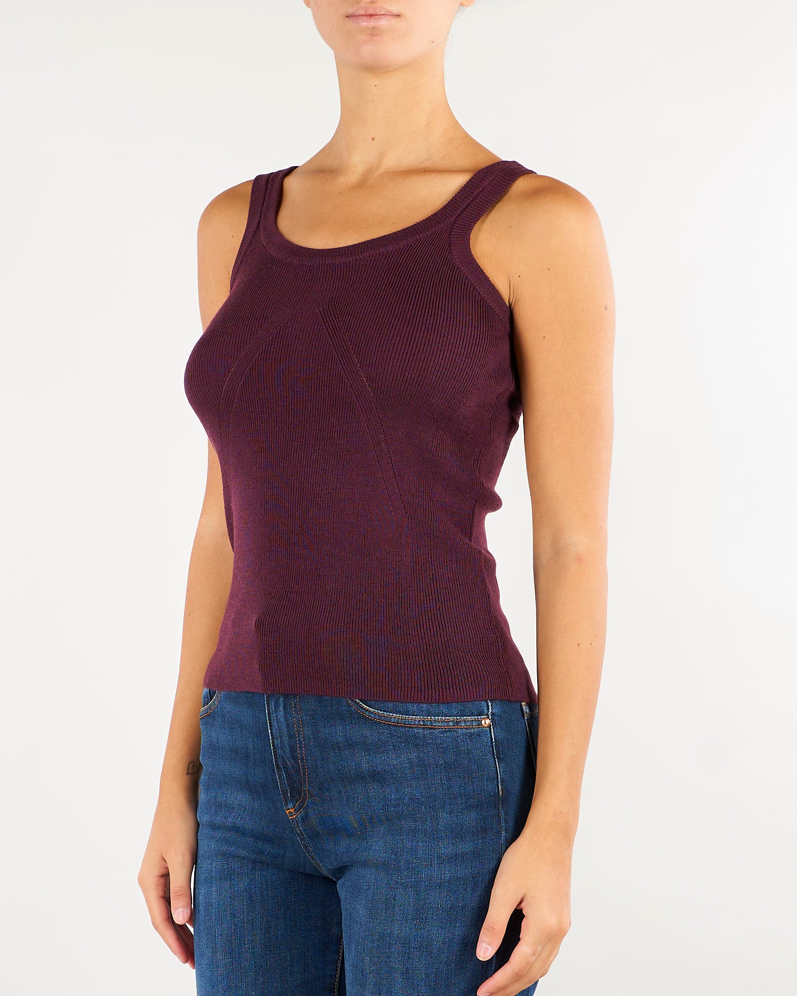 Top Movie Bordeaux in maglia MOVIE 565 NENETTE 
