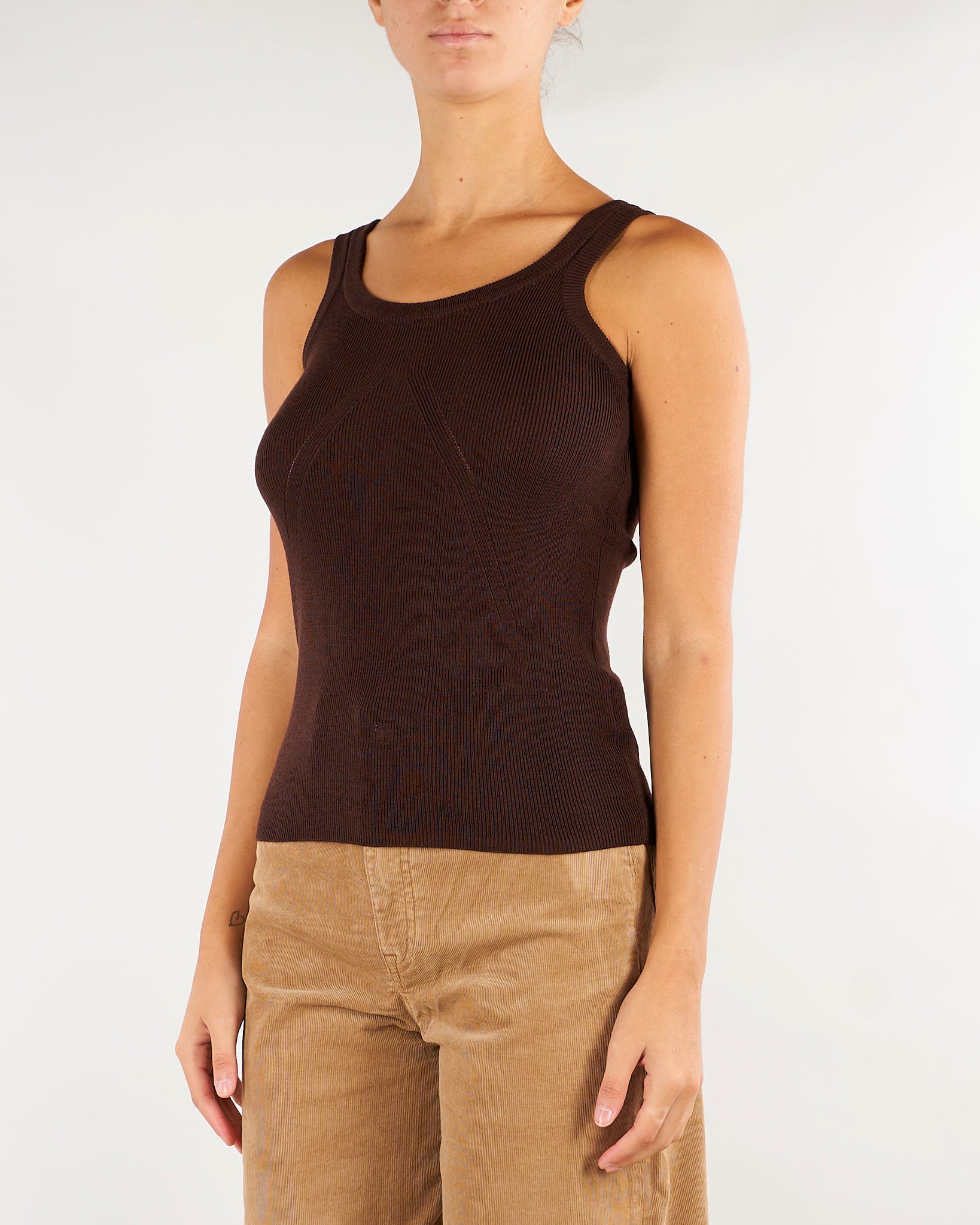 Top Movie Cacao in maglia MOVIE 604 NENETTE 