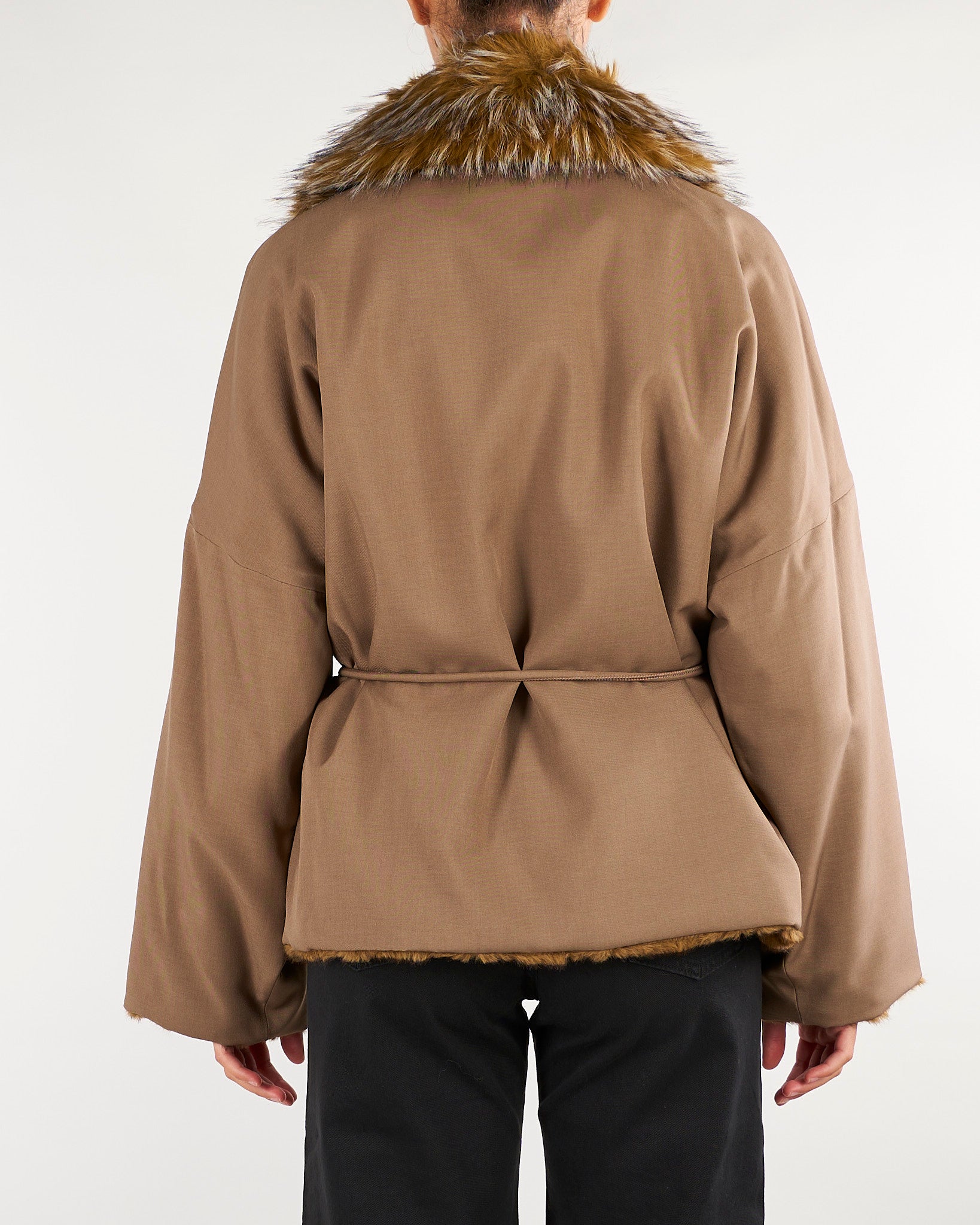 Ecopelliccia Pista Beige reversibile PISTA 145 NENETTE 