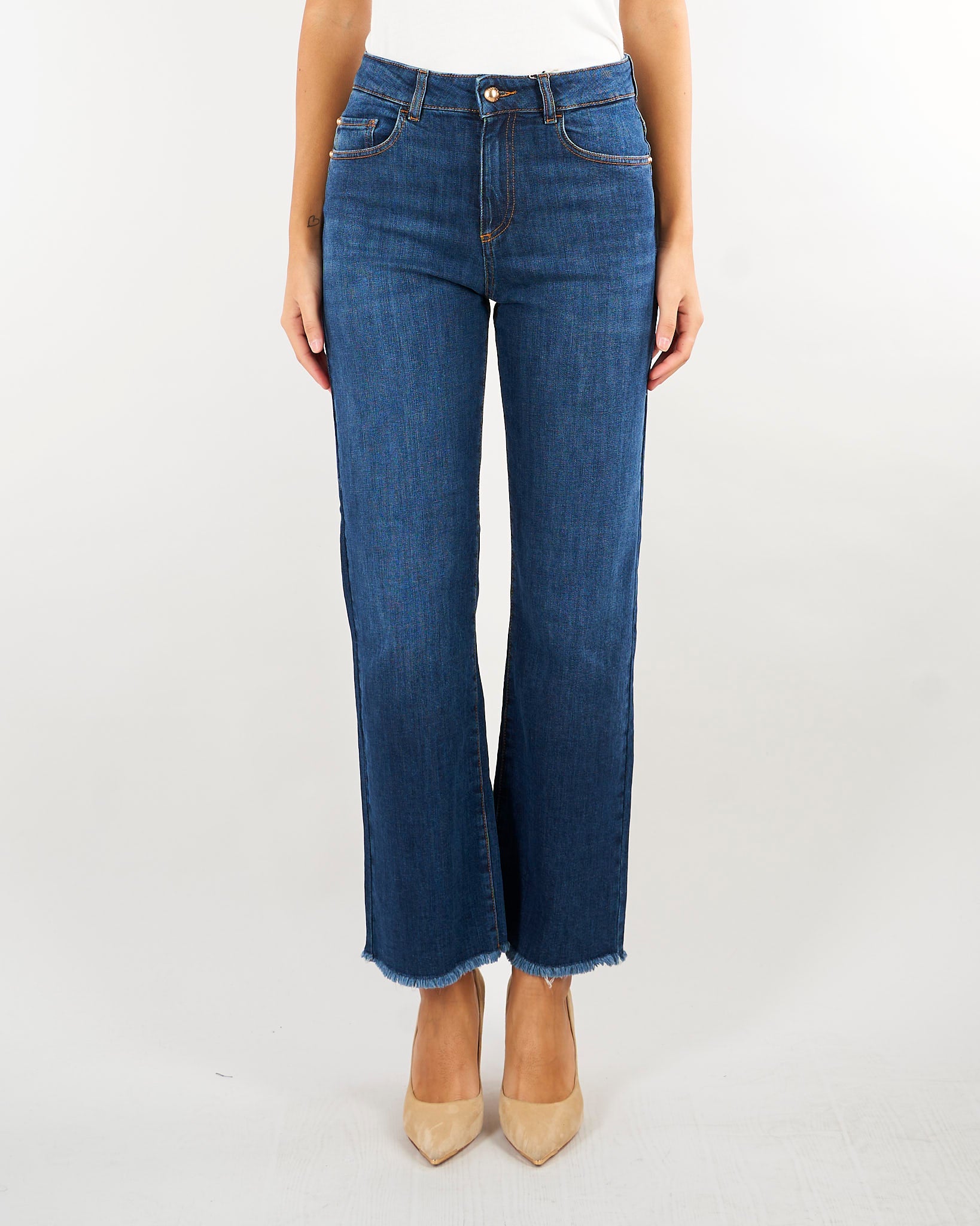 Jeans Spazio Denim dal taglio dritto SPAZIO 473 NENETTE 
