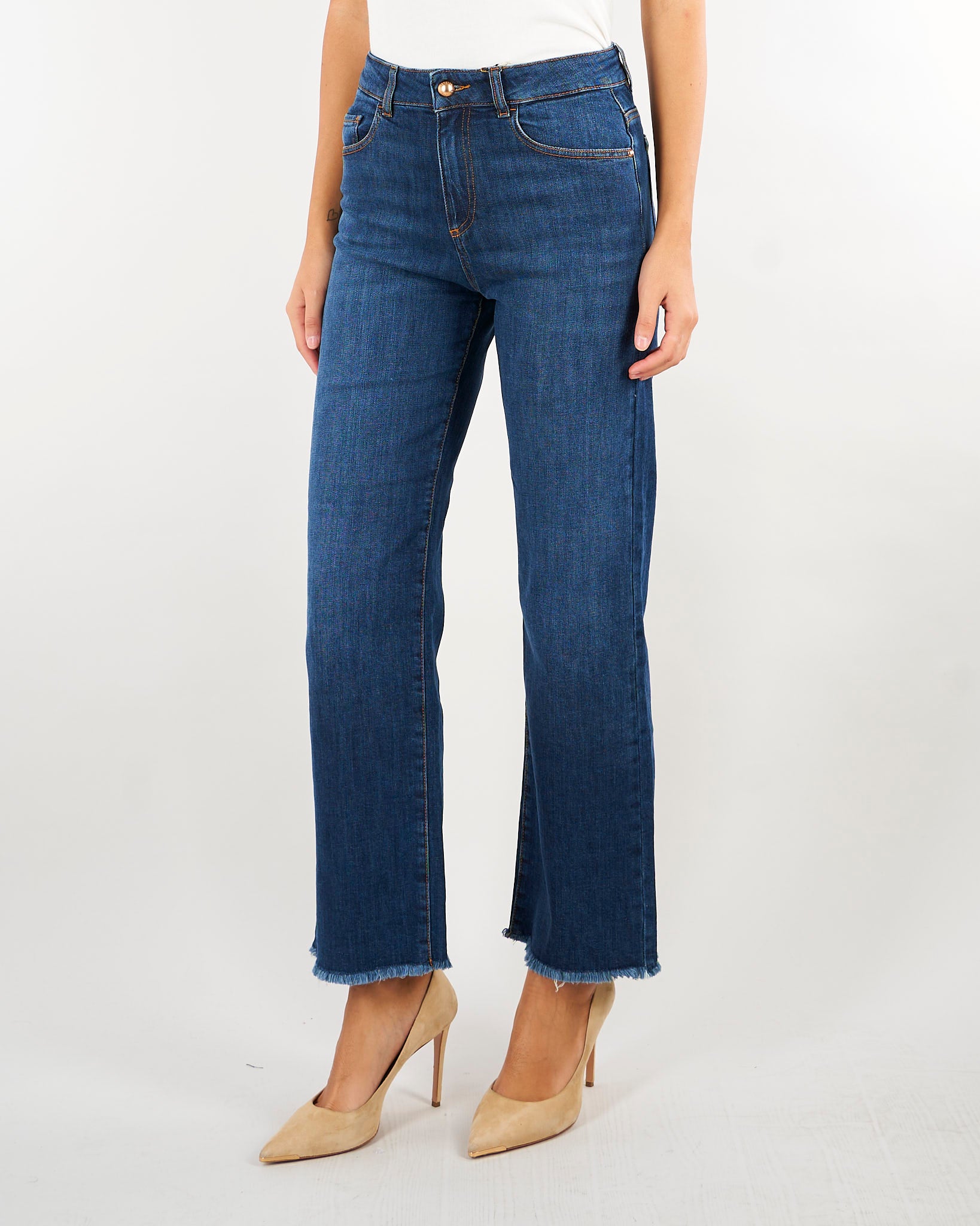 Jeans Spazio Denim dal taglio dritto SPAZIO 473 NENETTE 