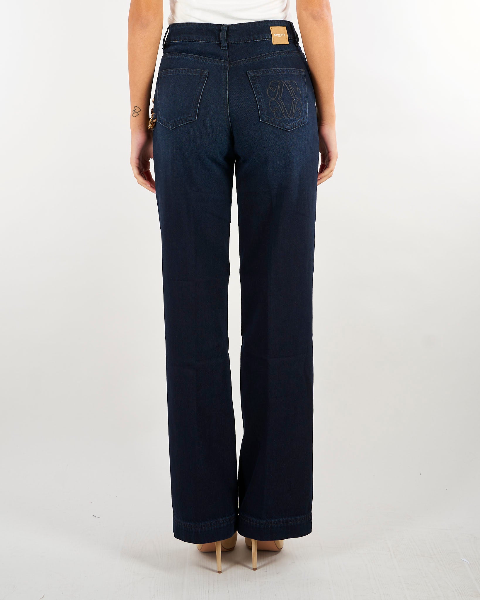 Jeans Starker Denim con accessorio gold STARKER 2255 NENETTE 