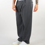 Pantalone Grigio in fresco lana con pences e gamba e fondo ampio KAI51 98 NINE:INTHE:MORNING 