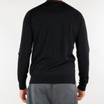 Maglia Nero in pura lana merinos extrafine A001F001 9000 PAOLO PECORA 