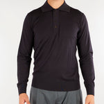 Maglia Polo Coffe in lana merinos extrafine A010F001 2358 PAOLO PECORA 