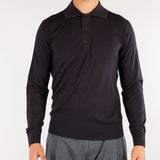 Maglia Polo Coffe in lana merinos extrafine A010F001 2358 PAOLO PECORA 