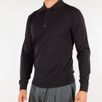 Maglia Polo Coffe in lana merinos extrafine A010F001 2358 PAOLO PECORA 