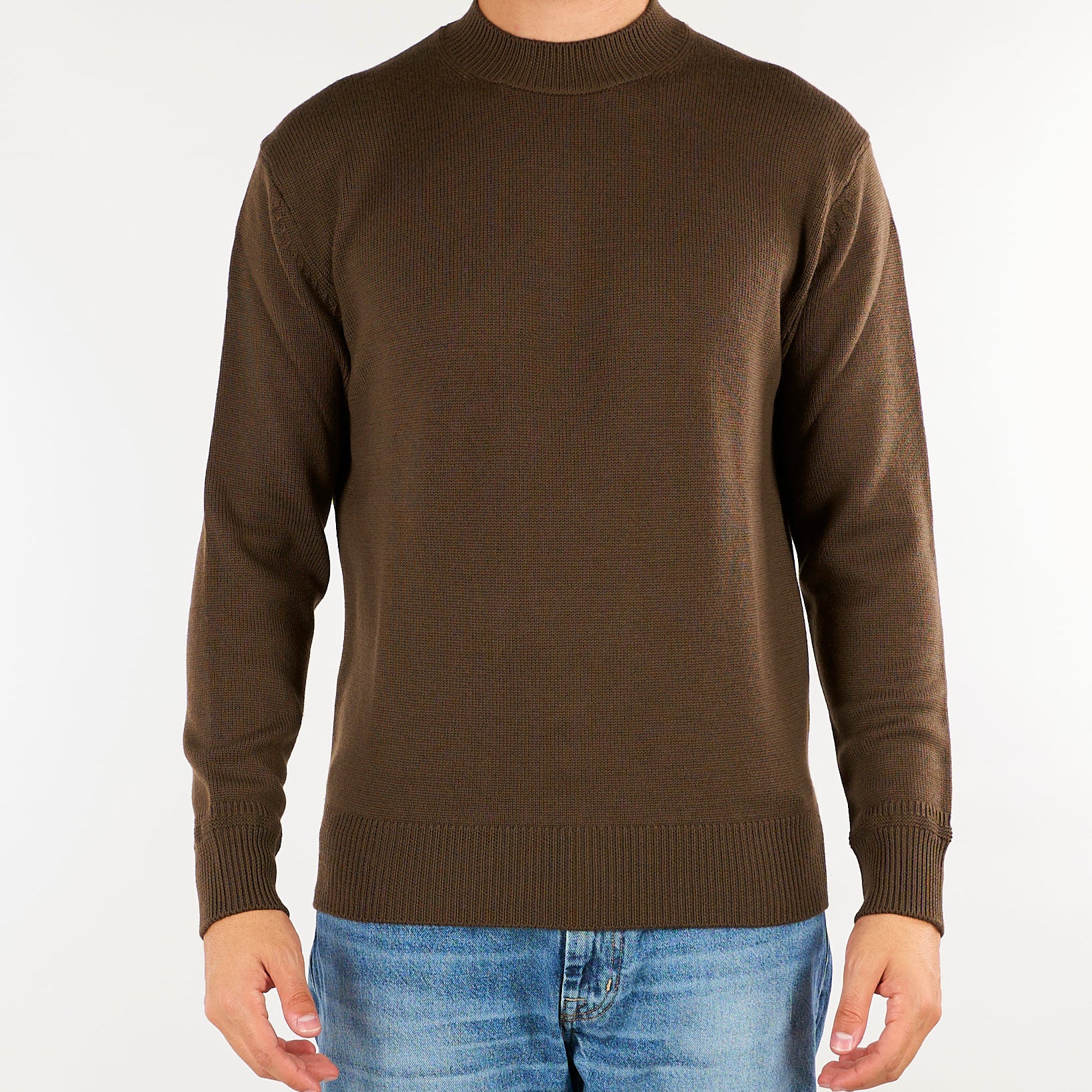 Maglia Nocciola in lana A028F009 2355 PAOLO PECORA 