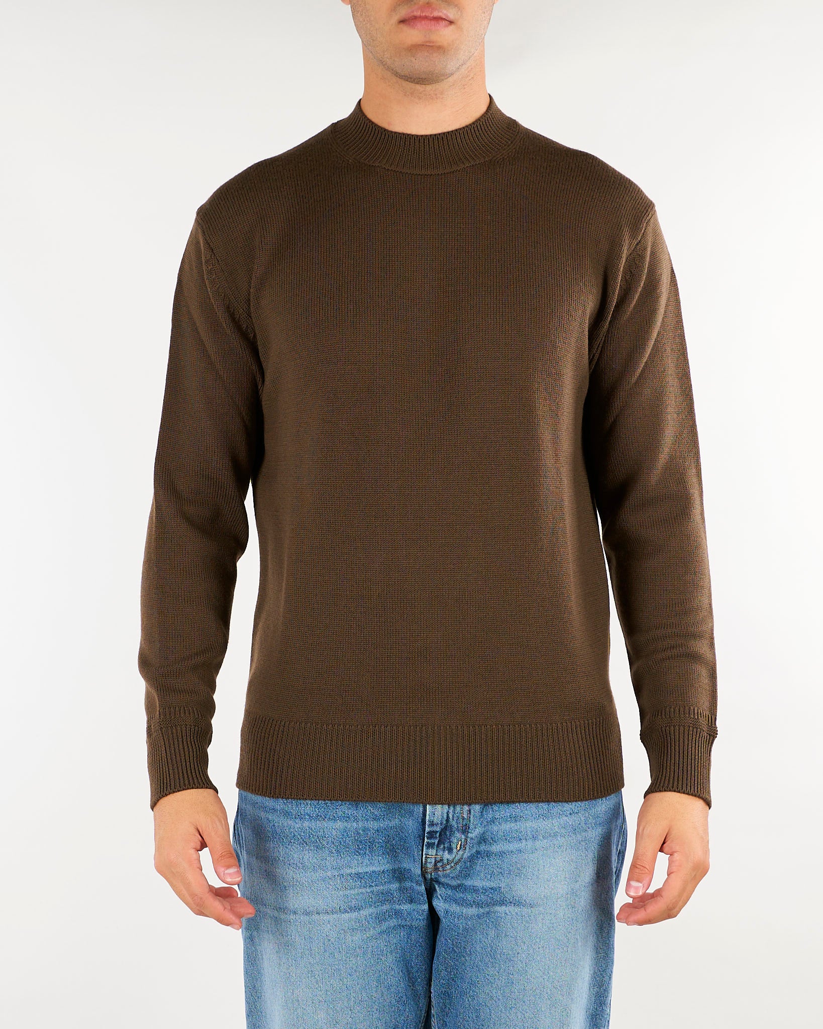 Maglia Nocciola in lana A028F009 2355 PAOLO PECORA 