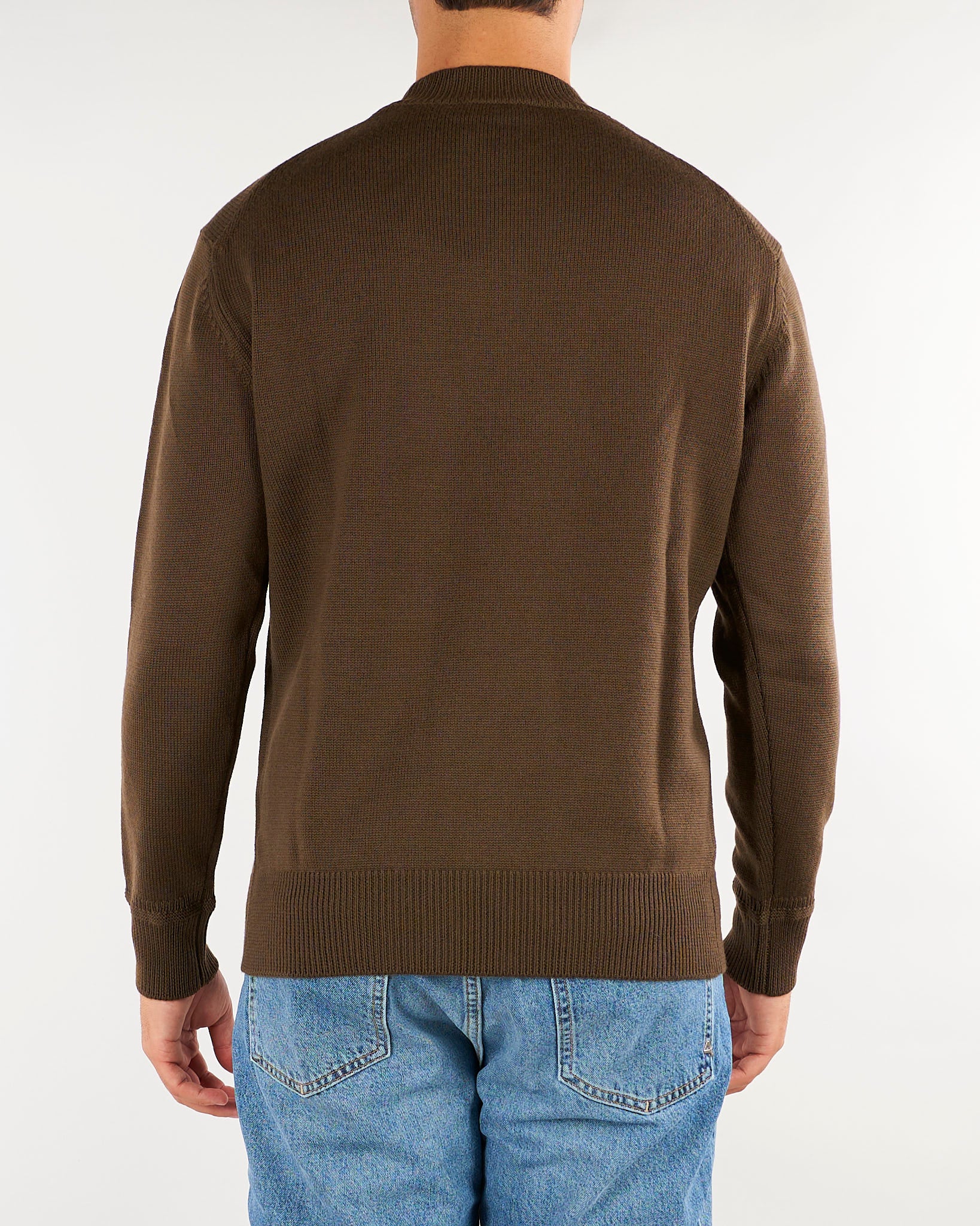 Maglia Nocciola in lana A028F009 2355 PAOLO PECORA 