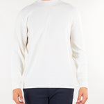 Maglia Panna in lana jacquard A038F009 1102 PAOLO PECORA 
