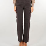 Pantaloni Moro straight leg in cotone PBBCOBALTO 4 PENNY BLACK 