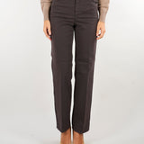 Pantaloni Moro straight leg in cotone PBBCOBALTO 4 PENNY BLACK 