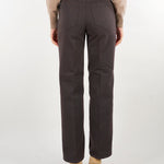 Pantaloni Moro straight leg in cotone PBBCOBALTO 4 PENNY BLACK 