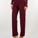 Pantaloni Bordeaux straight leg in cotone PBBCOBALTO 6 PENNY BLACK 