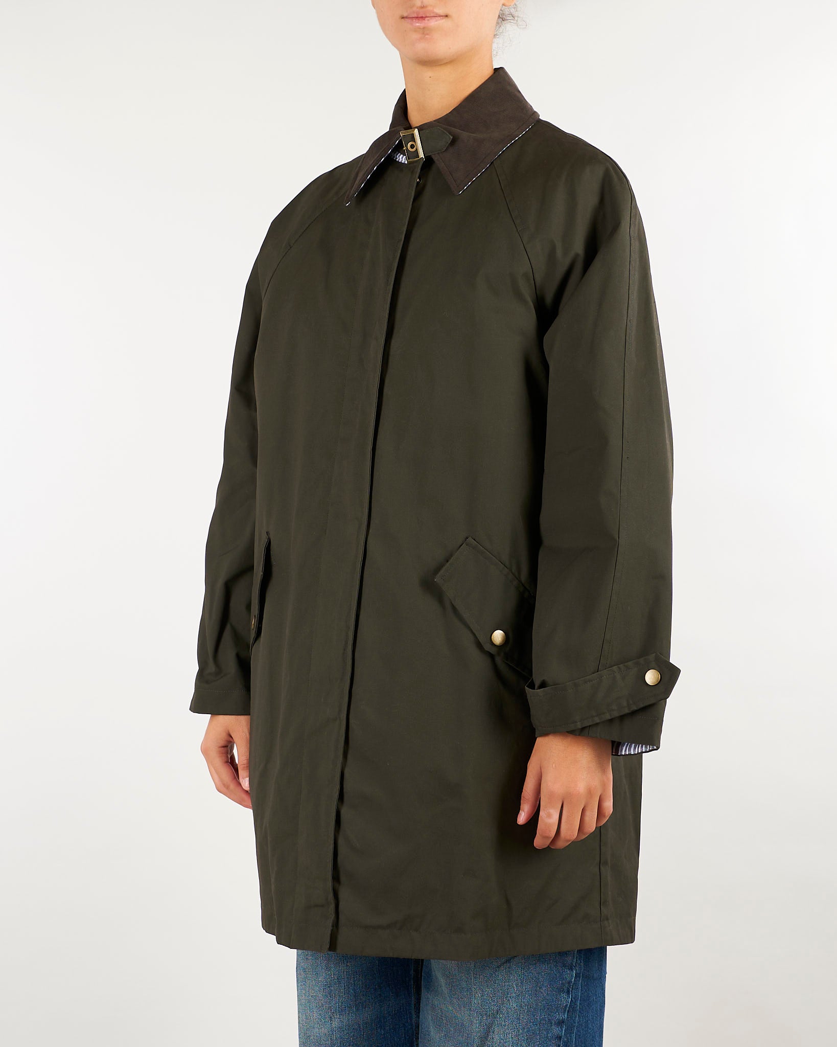 Trench Verde con cintura PBBDATTERO 1 PENNY BLACK 