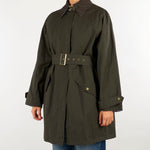 Trench Verde con cintura PBBDATTERO 1 PENNY BLACK 