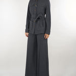 Pantaloni Antracite in jersey di flanella PBJBALDO 1 PENNY BLACK 