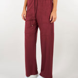 Pantaloni Bordeaux jogger in jersey PBJCURVONE 1 PENNY BLACK 