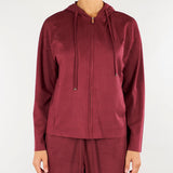 Felpa Bordeaux con cappuccio in jersey PBJGOCCE 1 PENNY BLACK 