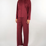Felpa Bordeaux con cappuccio in jersey PBJGOCCE 1 PENNY BLACK 