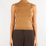 Top Cammello in pura lana sottile PBKQUOTA 1 PENNY BLACK 