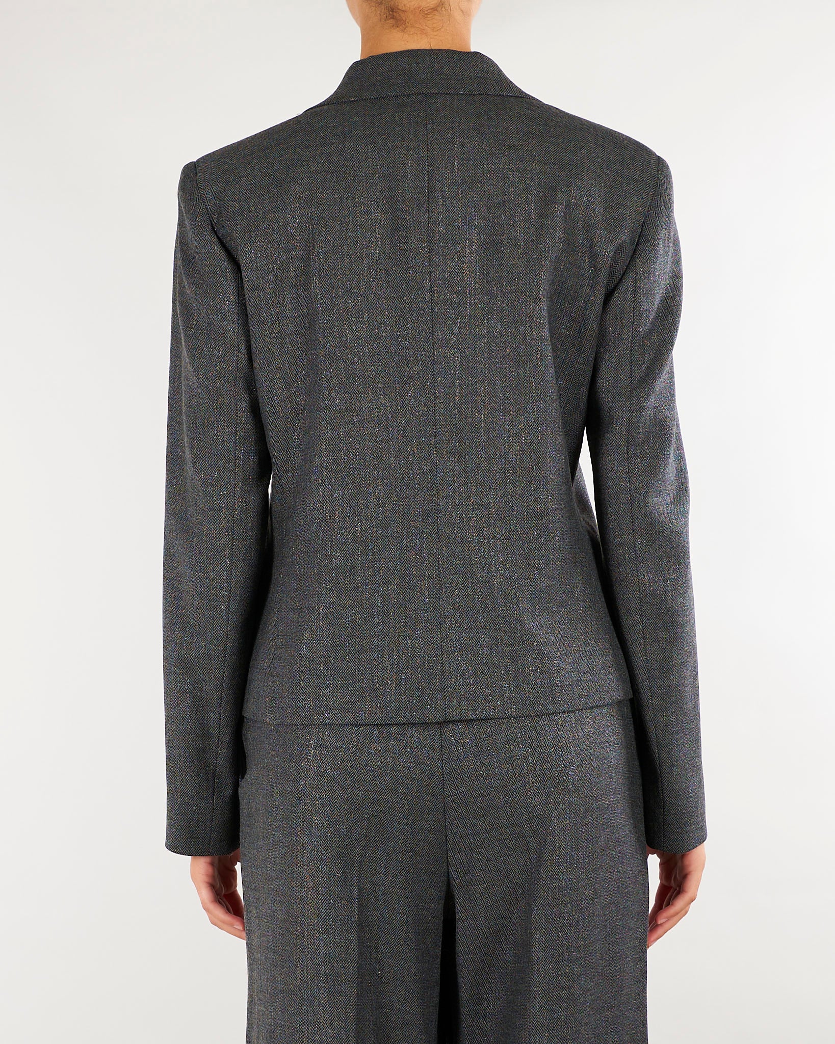 Blazer Grigio a microfantasia lamè PBPFALENA 1 PENNY BLACK 