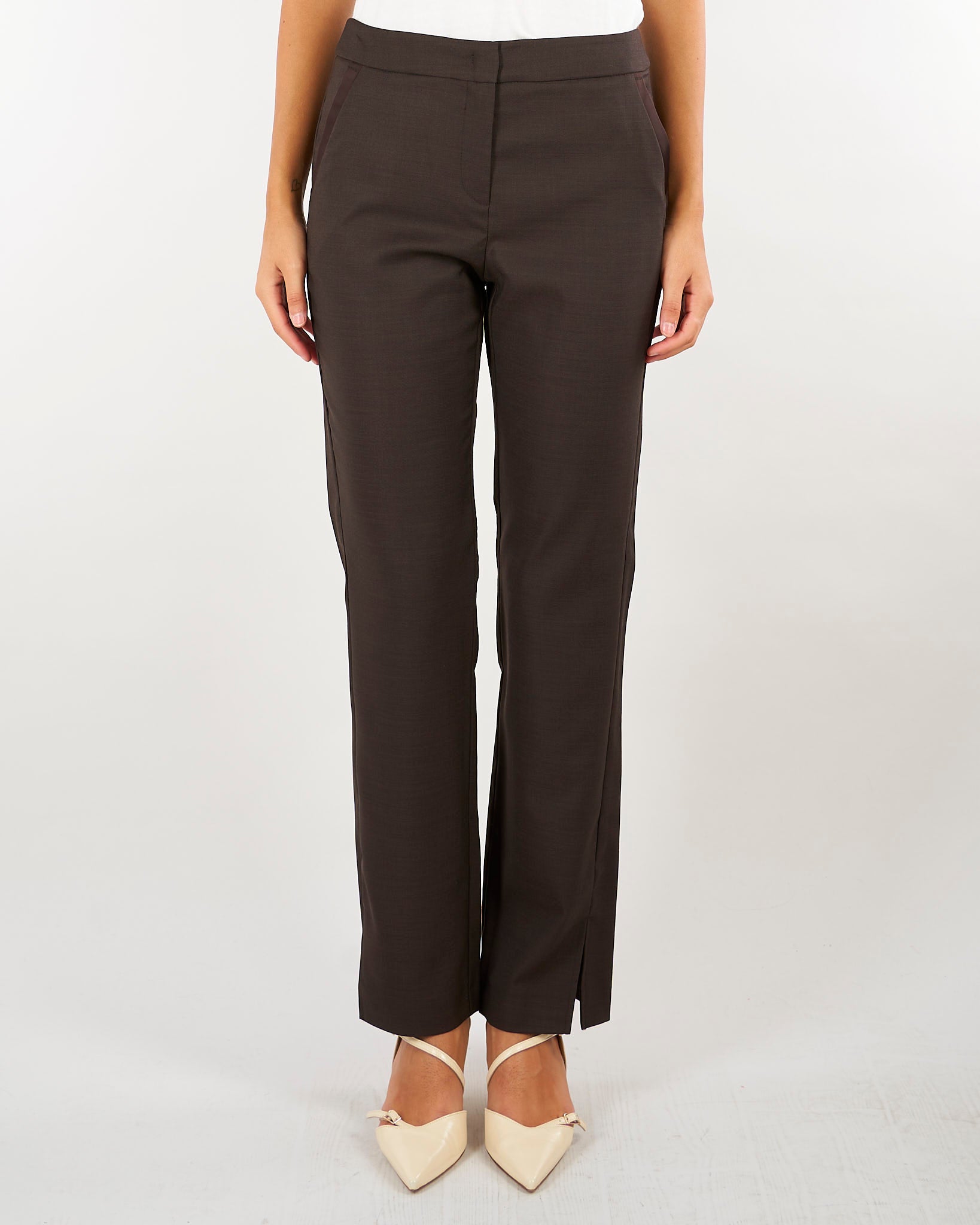 Pantaloni Moro dalla linea dritta PBPRONCHI 5 PENNY BLACK 