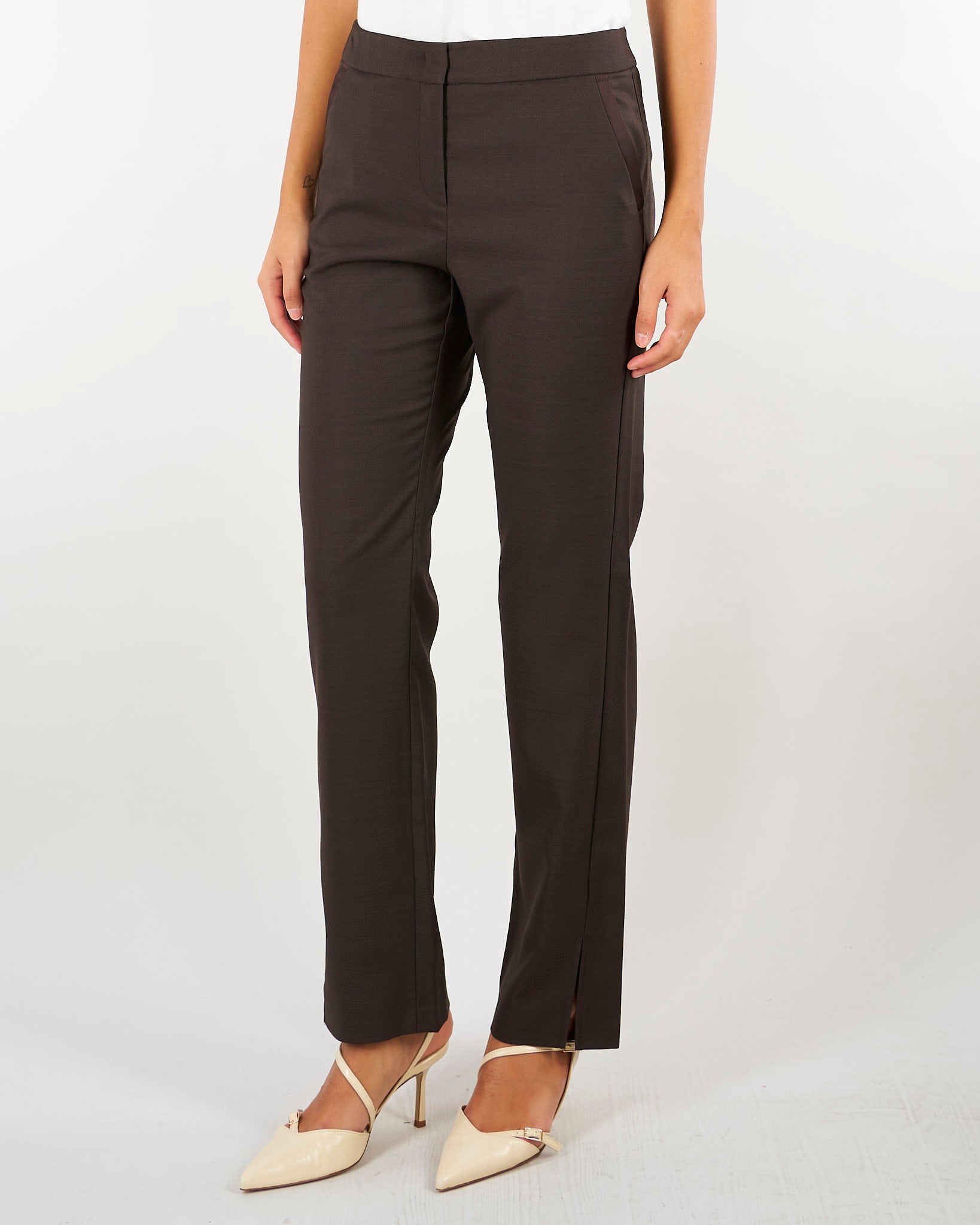 Pantaloni Moro dalla linea dritta PBPRONCHI 5 PENNY BLACK 