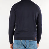 Maglia Blu New Amos Cotton Full Zip Knit W26121 60 RRD 