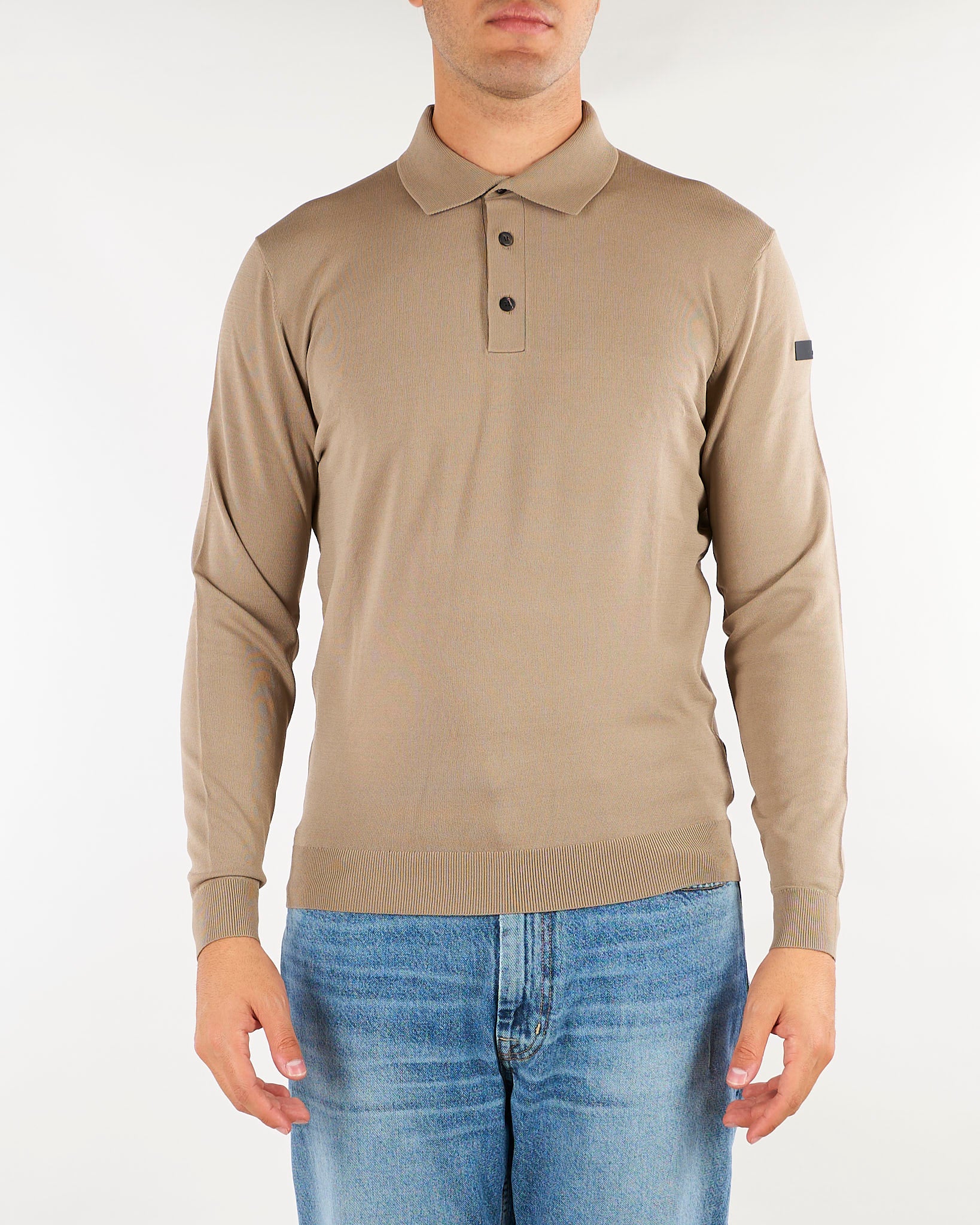 Maglia Beige Maxell Polo Knit W26122 87 RRD 