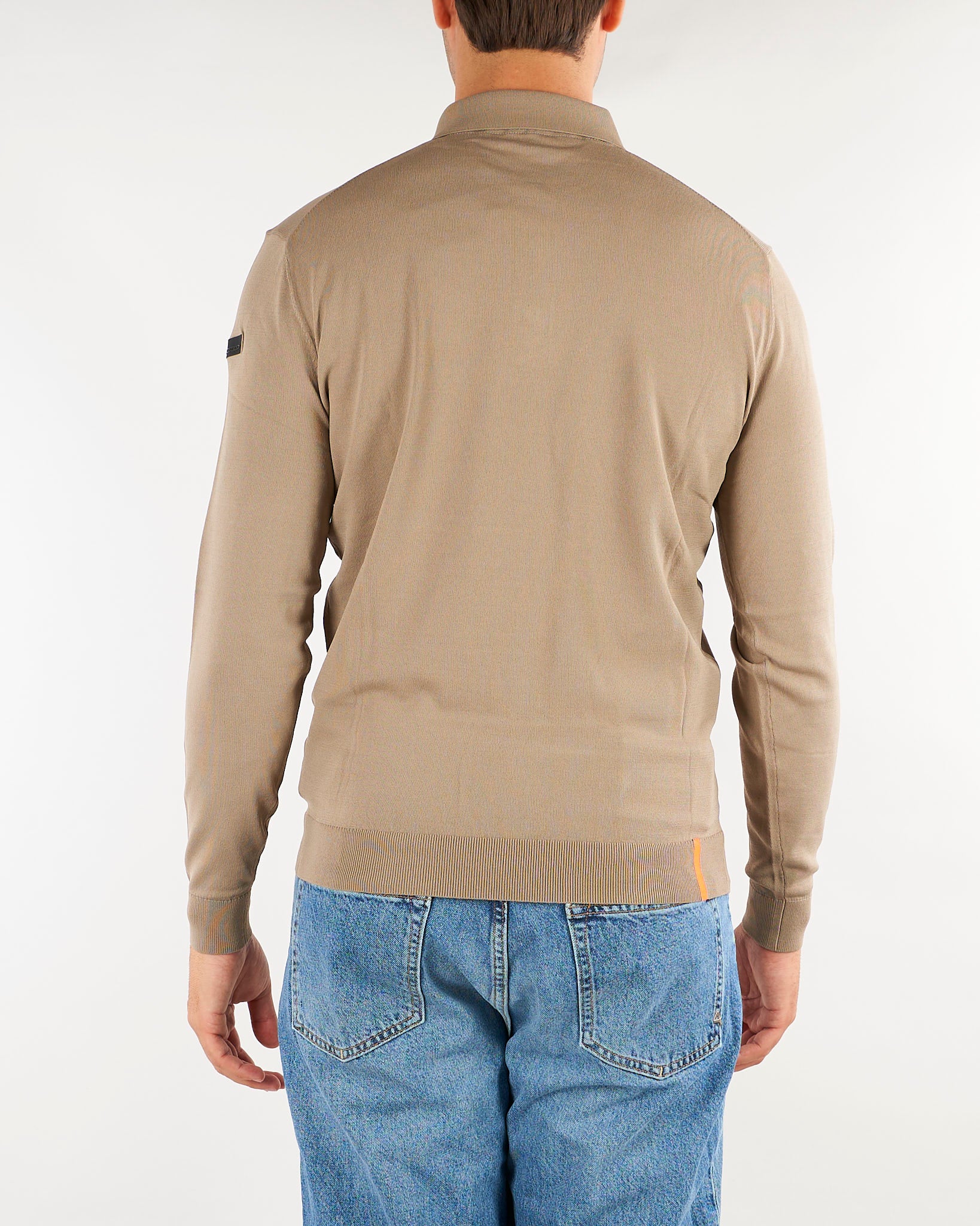 Maglia Beige Maxell Polo Knit W26122 87 RRD 