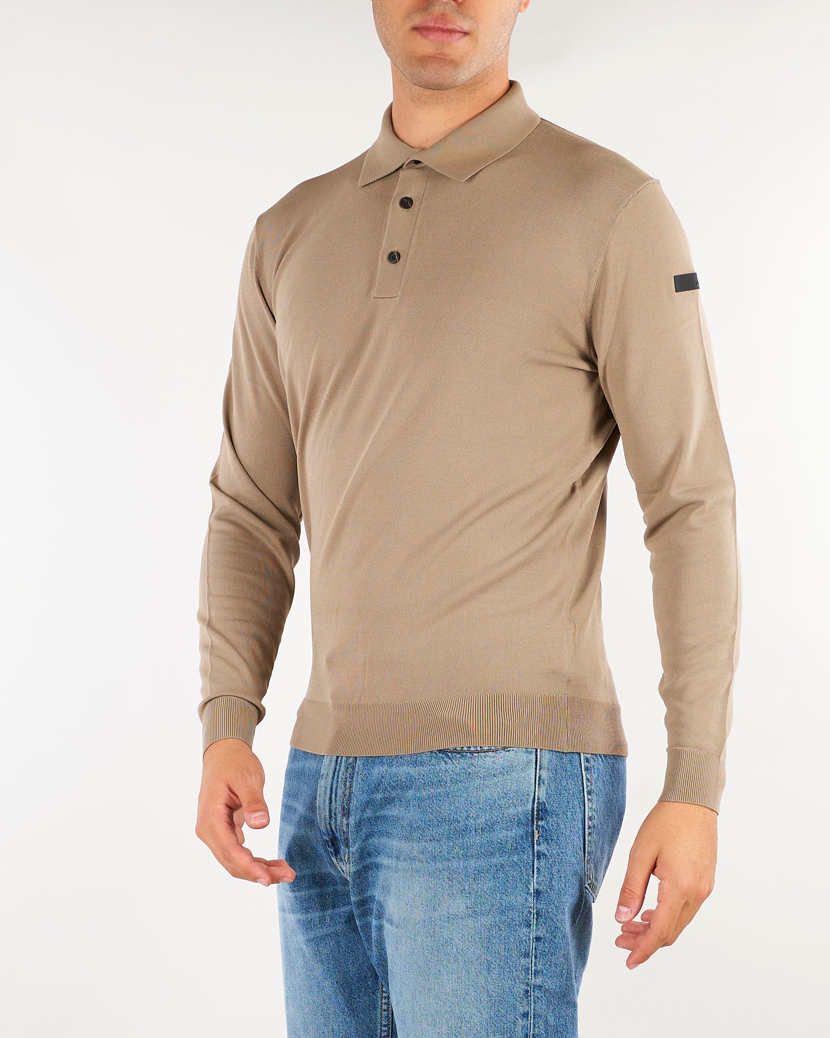 Maglia Beige Maxell Polo Knit W26122 87 RRD 