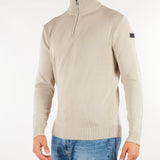 Maglia Sabbia Cotton Plain Half Zip Knit W26141 85 RRD 