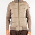 Giubbotto Beige Wool Cash 7 Hybrid Duck Soft Knit W26177 87 RRD 