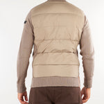 Giubbotto Beige Wool Cash 7 Hybrid Duck Soft Knit W26177 87 RRD 