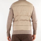 Giubbotto Beige Wool Cash 7 Hybrid Duck Soft Knit W26177 87 RRD 