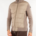 Giubbotto Beige Wool Cash 7 Hybrid Duck Soft Knit W26177 87 RRD 