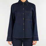 Camicia Denim in misto cashmere GI0999240307 724 SEVENTY 