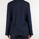 Camicia Denim in misto cashmere GI0999240307 724 SEVENTY 