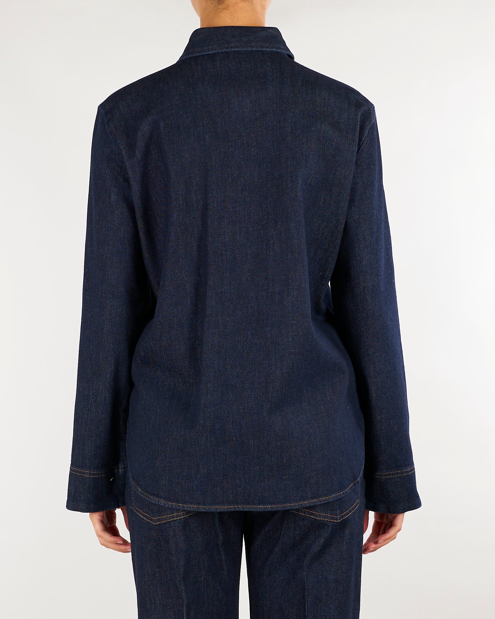 Camicia Denim in misto cashmere GI0999240307 724 SEVENTY 