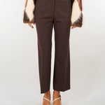 Pantalone Moro con gamba dritta in misto lana PT1442180003 243 SEVENTY 