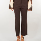 Pantalone Moro con gamba dritta in misto lana PT1442180003 243 SEVENTY 