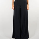 Pantalone Nero Wide leg extra largo PA00901TCAD0033 V0003 SIMONA CORSELLINI 