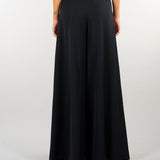 Pantalone Nero Wide leg extra largo PA00901TCAD0033 V0003 SIMONA CORSELLINI 