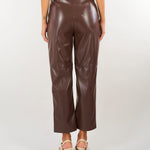 Pantalone Moro effetto pelle con cintura TP2051 13411 TWIN SET 