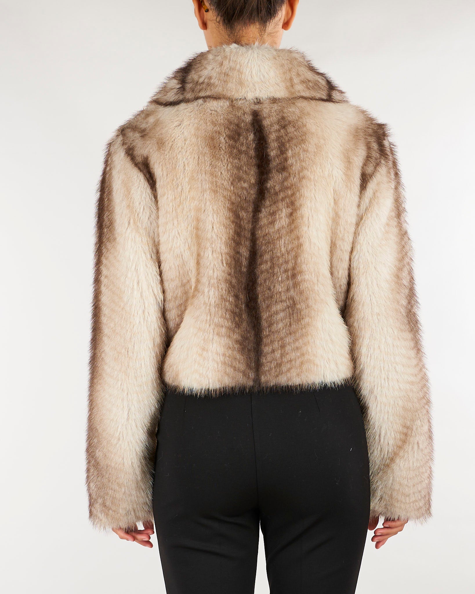 Pelliccia Naturale faux fur effetto sfumata TP2240 13812 TWIN SET 