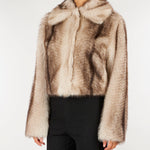 Pelliccia Naturale faux fur effetto sfumata TP2240 13812 TWIN SET 
