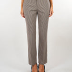 Pantaloni Beiege in pied de poule dalla linea dritta TP2635 13828 TWIN SET 